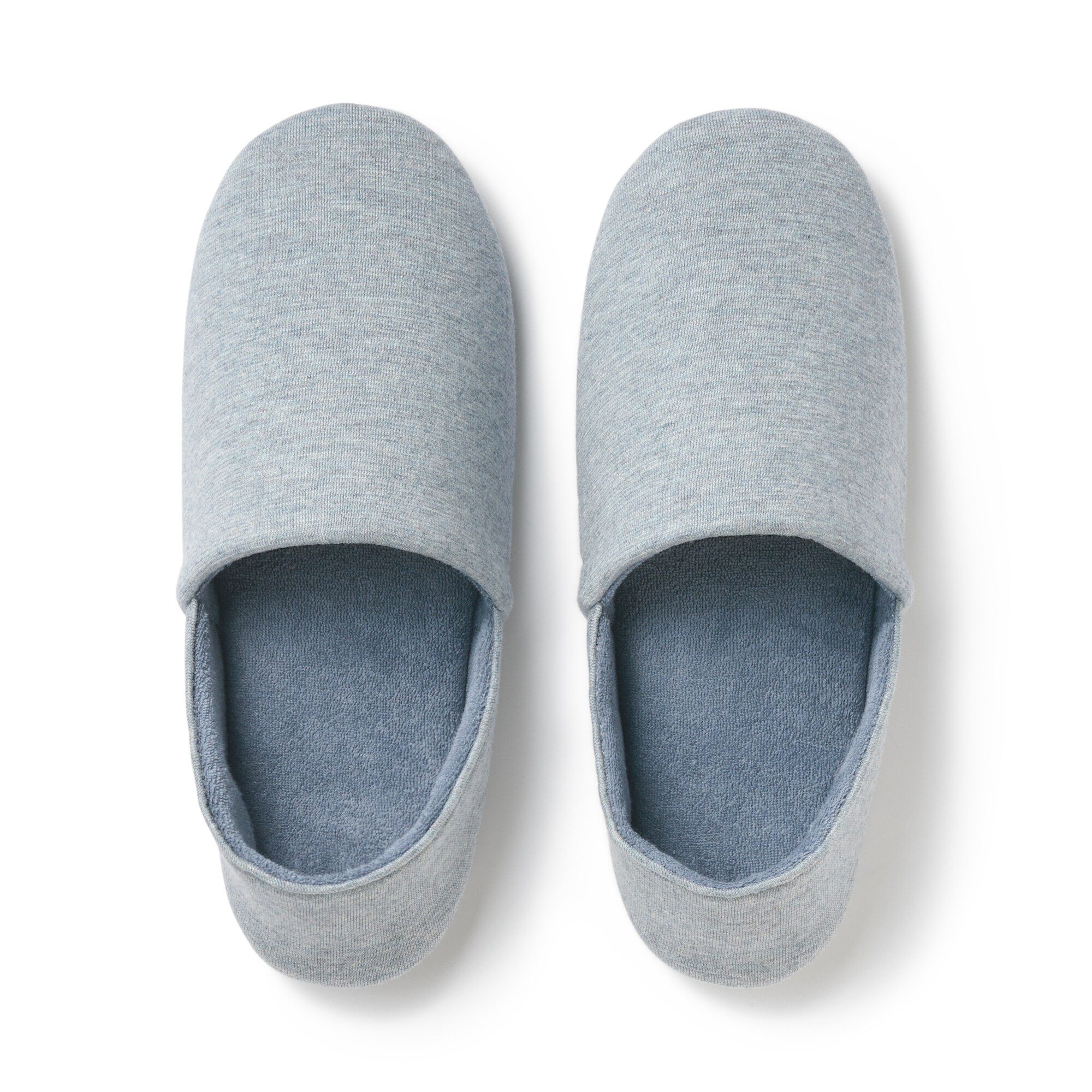 綿混天竺携帯用ルームシューズ