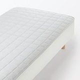 滑り止め付　綿洗いざらし　敷パッド・Ｓ