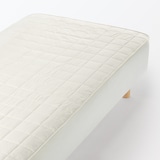 滑り止め付　綿洗いざらし　敷パッド・Ｓ