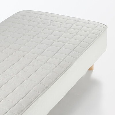 滑り止め付 綿洗いざらし 敷パッド・S | 無印良品