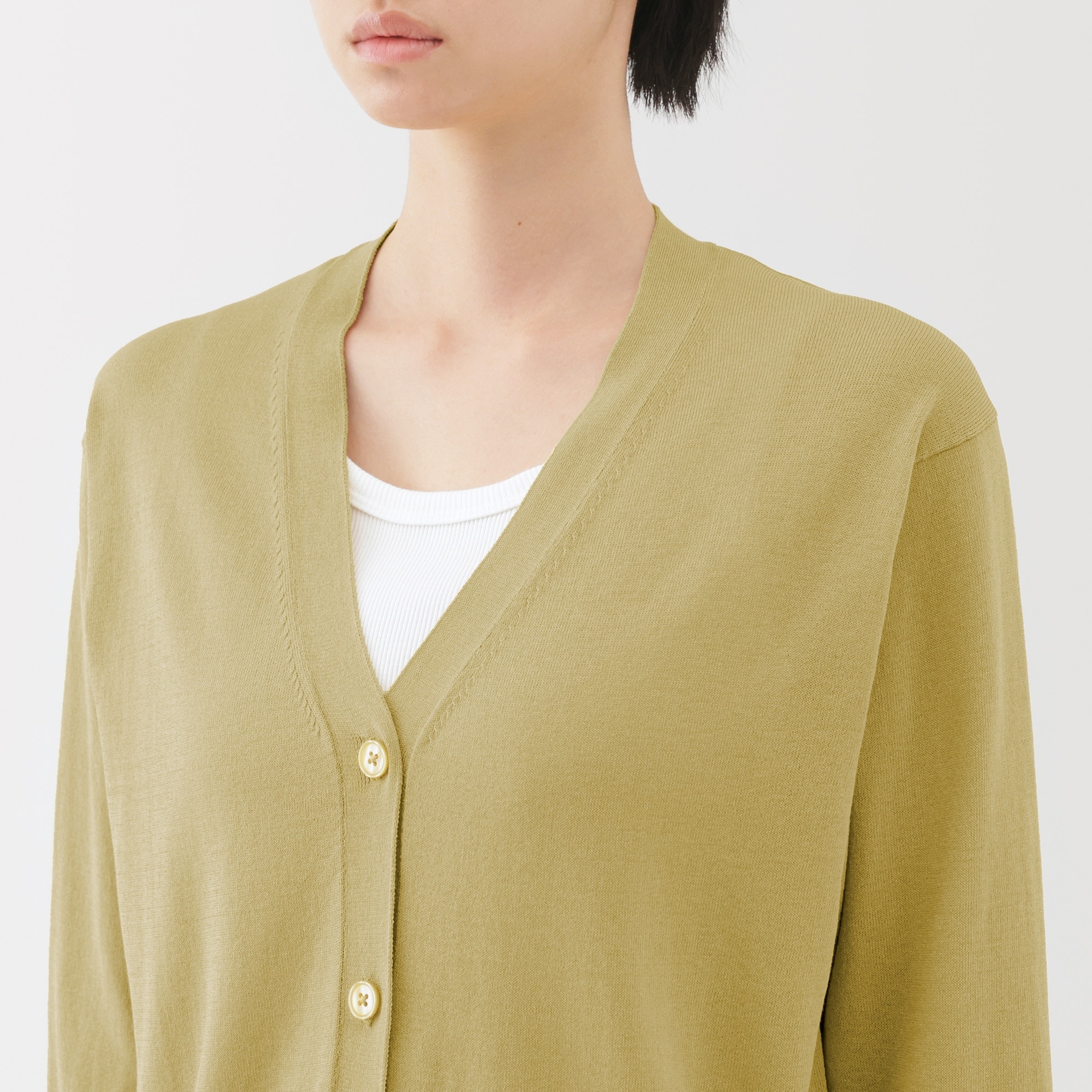 婦人　ＵＶカットライトニットＶネックカーディガン