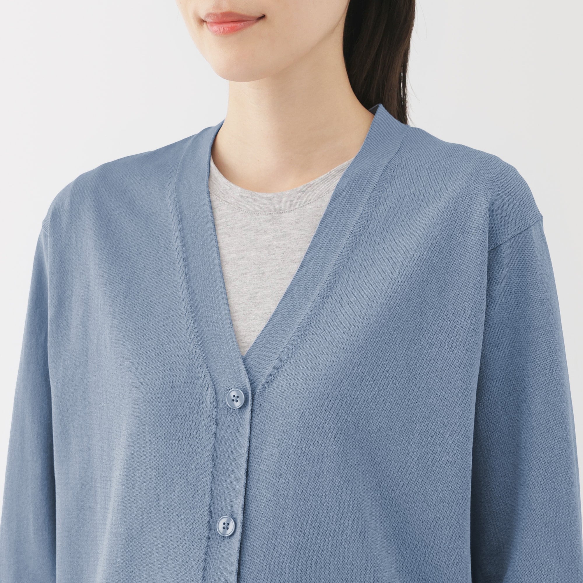 婦人　ＵＶカットライトニットＶネックカーディガン