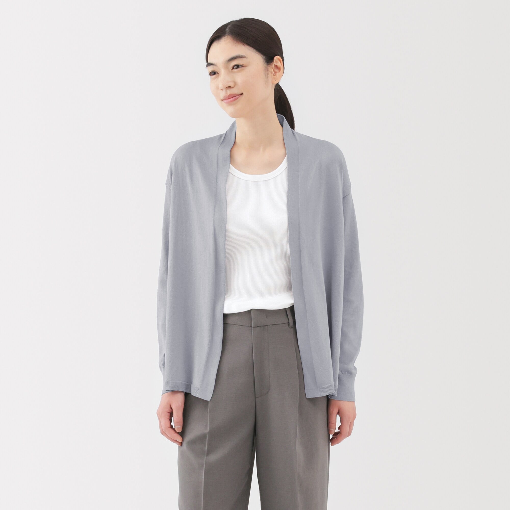 婦人 UVカットライトニットストールカーディガン | 無印良品