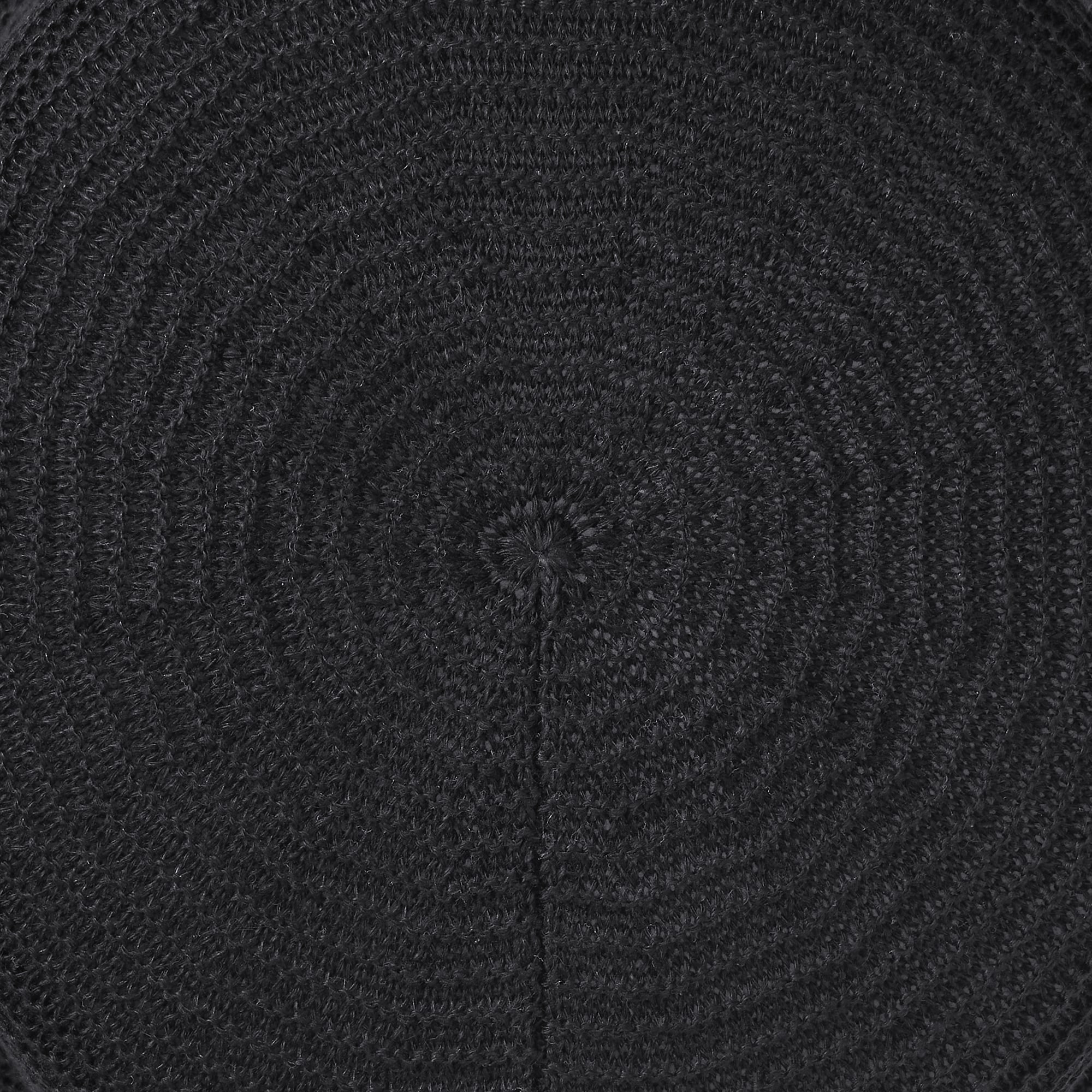 リネン混　ニット　バケットハット