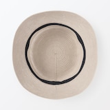 リネン混　ニット　バケットハット