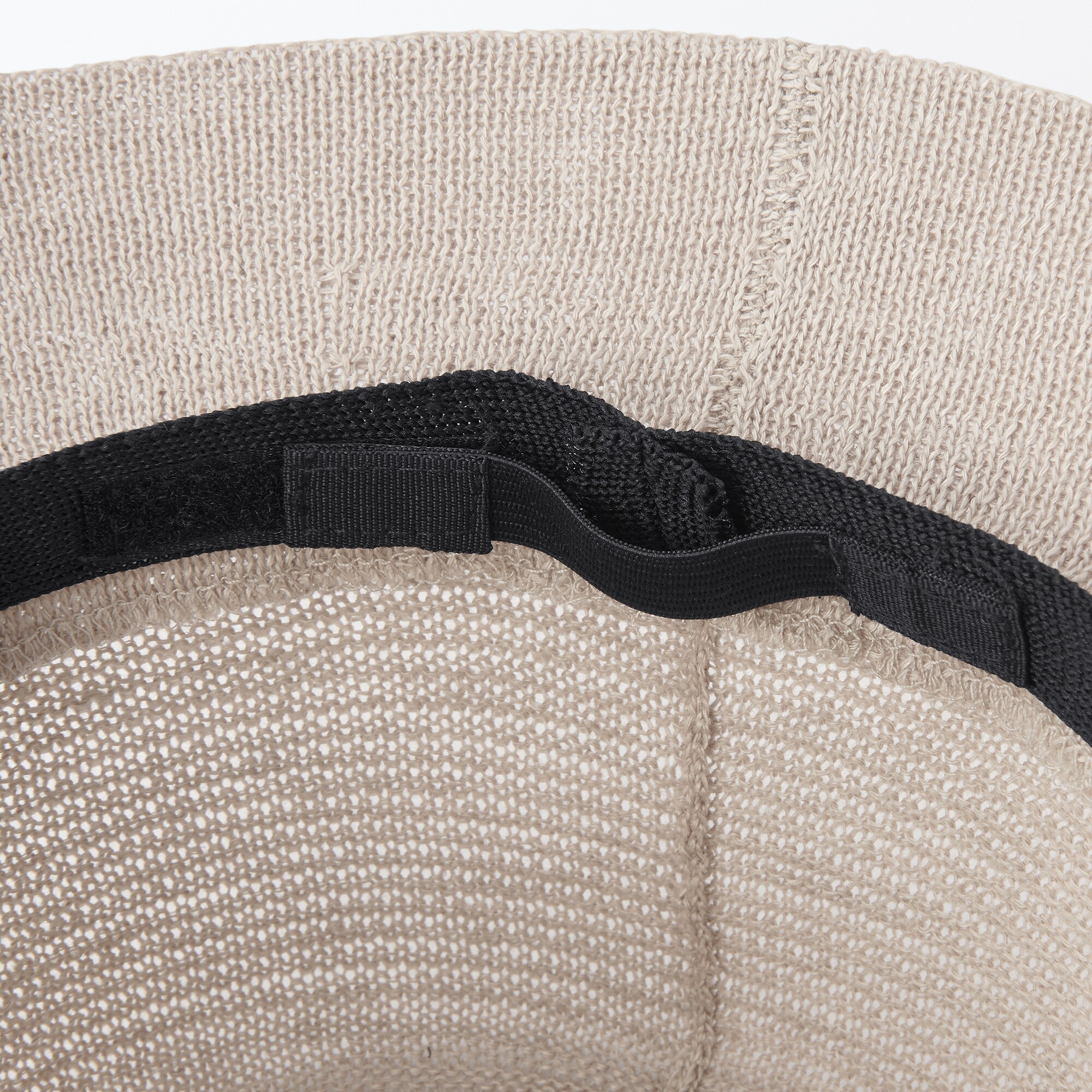 リネン混　ニット　バケットハット