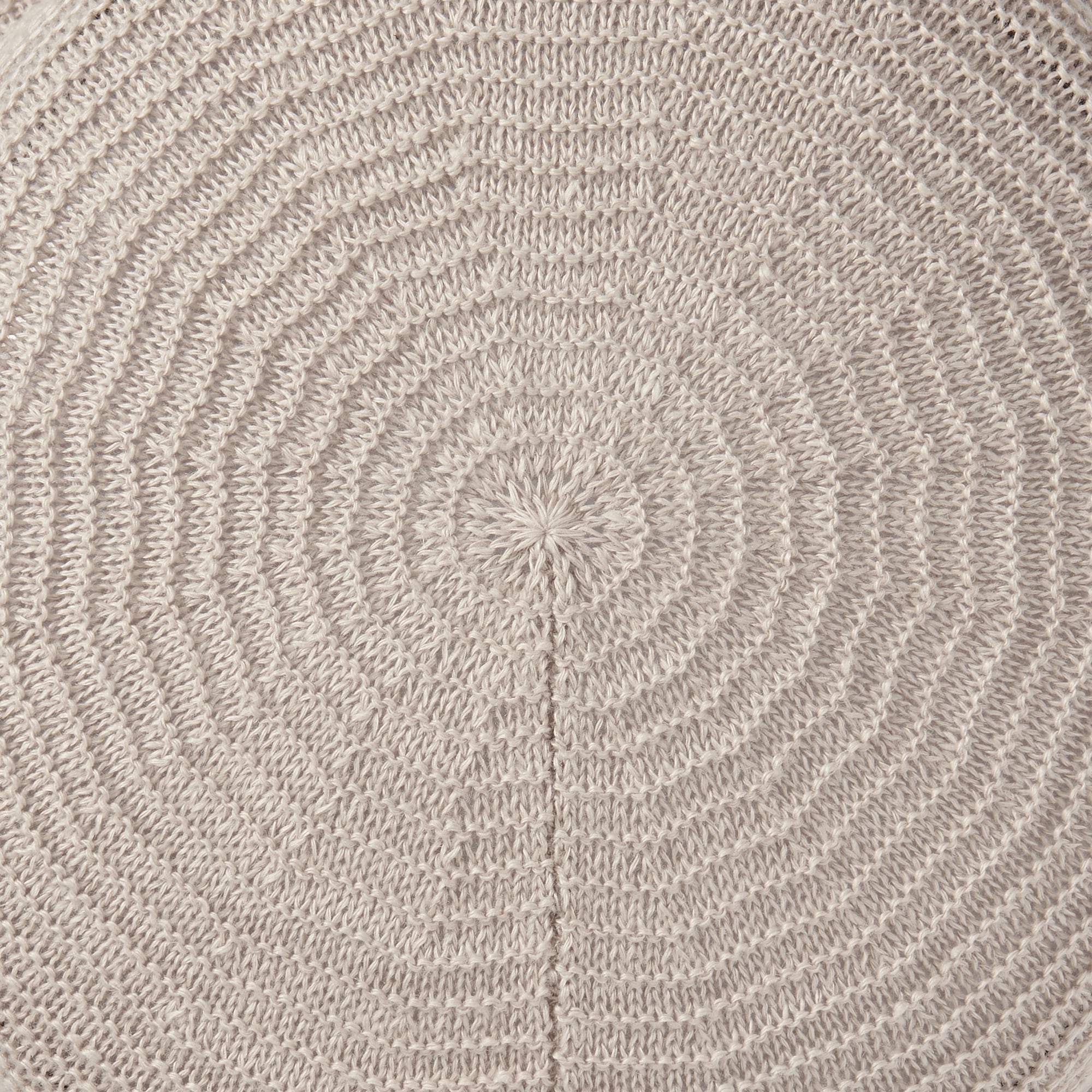 リネン混　ニット　バケットハット