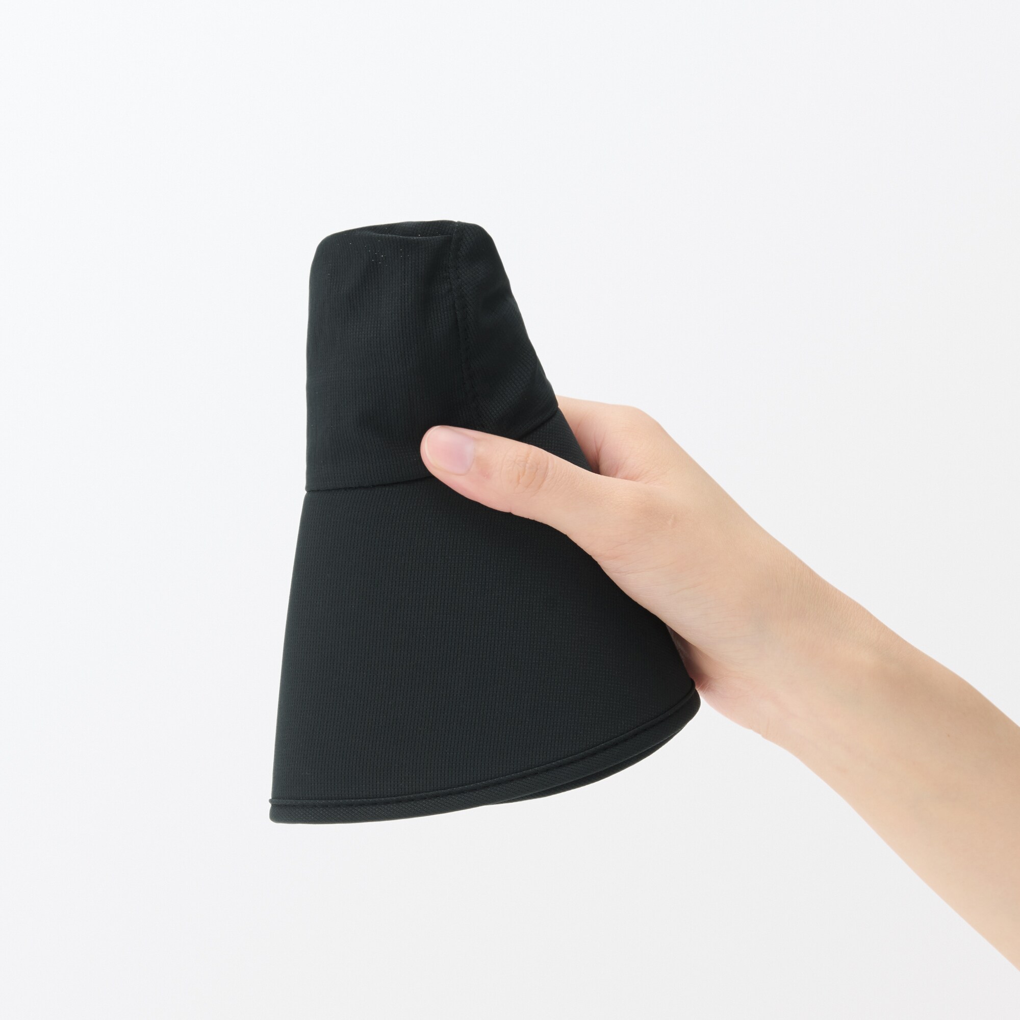 風を通す ちいさくまとまる 日除け付きハット | 無印良品