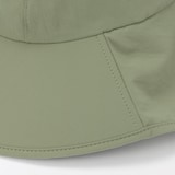 風を通す　ちいさくまとまる　日除け付きハット