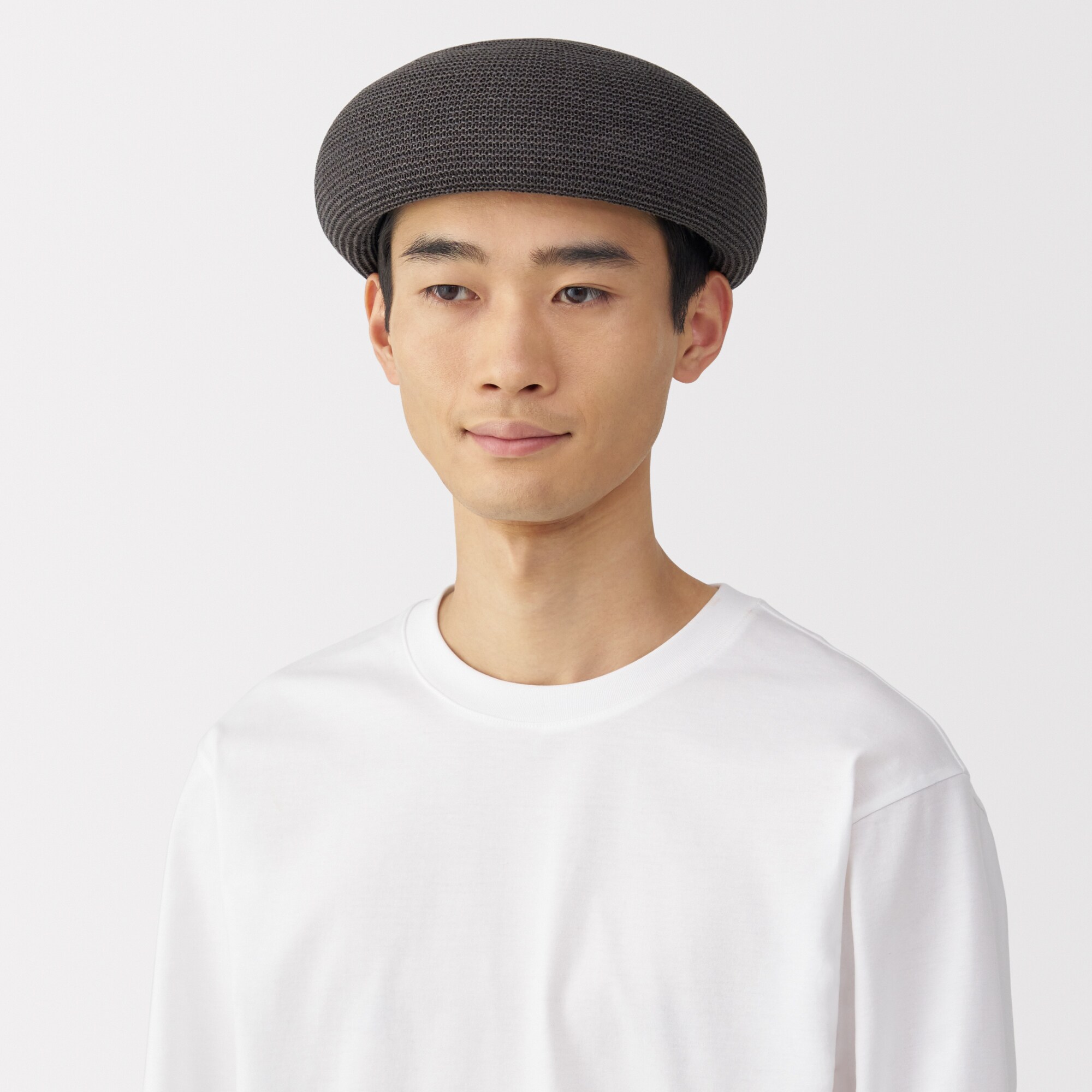 リネン混 ニット ベレー | 無印良品