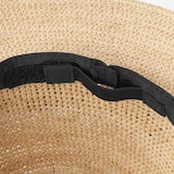 ラフィア　たためる　中折れ帽子