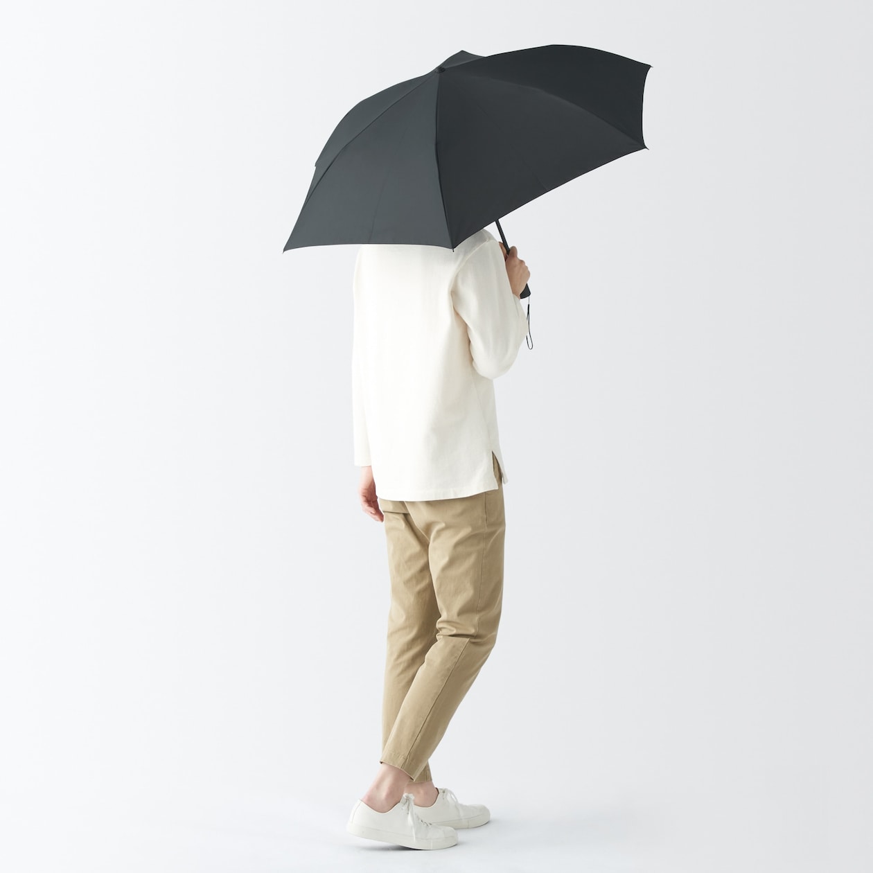 晴雨兼用　２通りにたためる　折りたたみ傘