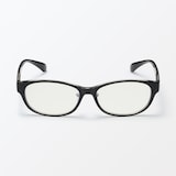 ブルーライト対応　オーバル型サングラス