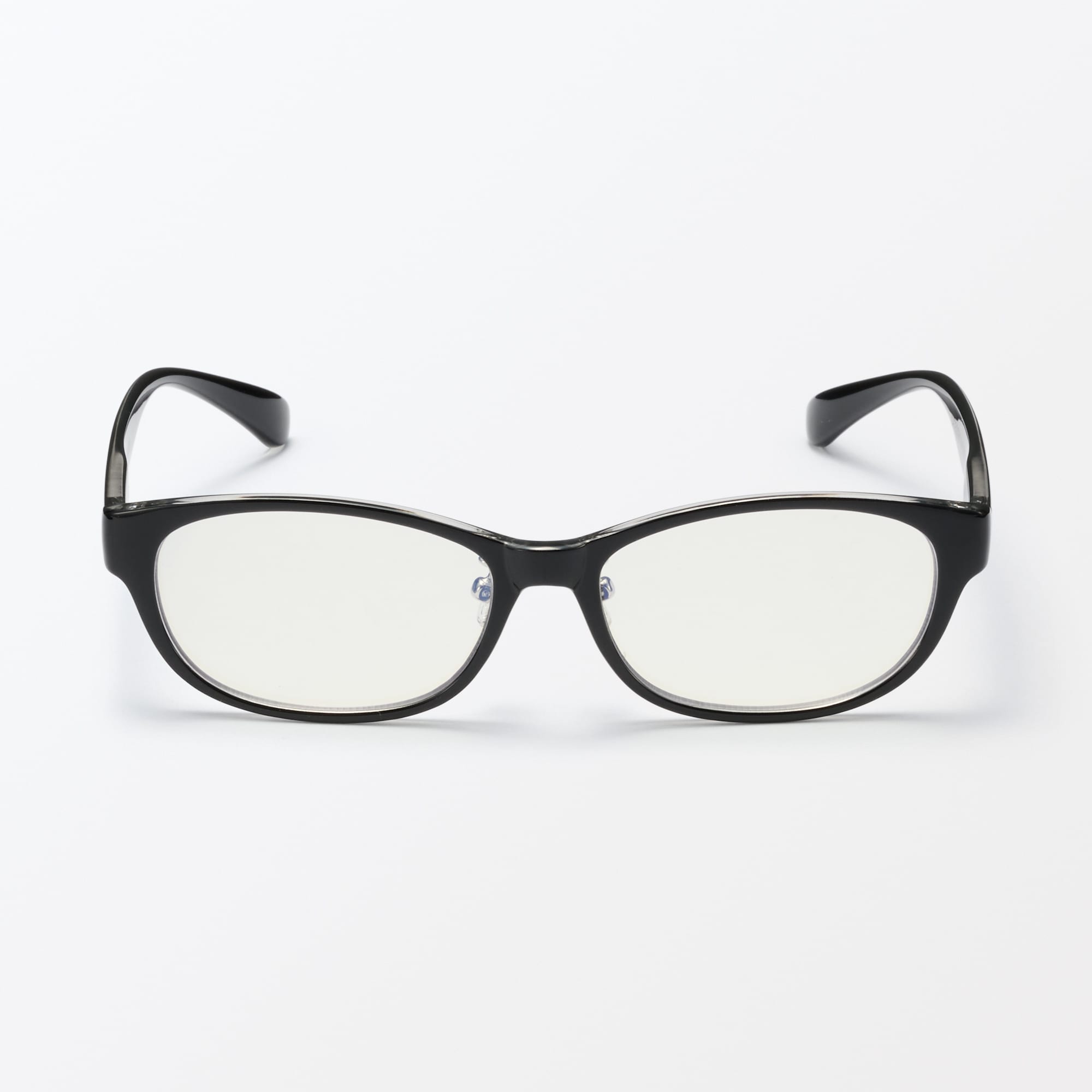 ブルーライト対応　オーバル型サングラス