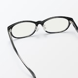 ブルーライト対応　オーバル型サングラス