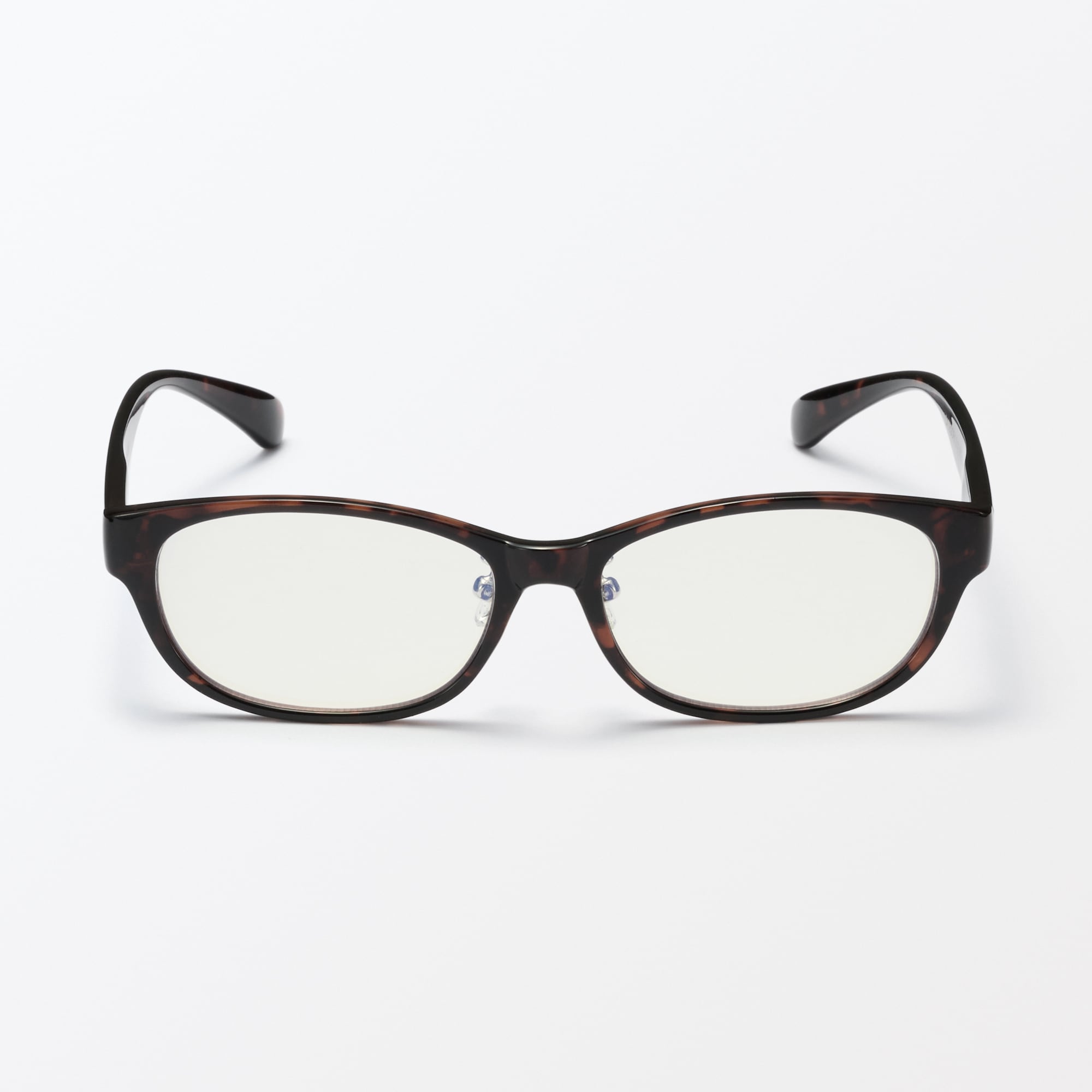 ブルーライト対応　オーバル型サングラス