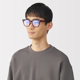 ブルーライト対応　ウェリントン型サングラス