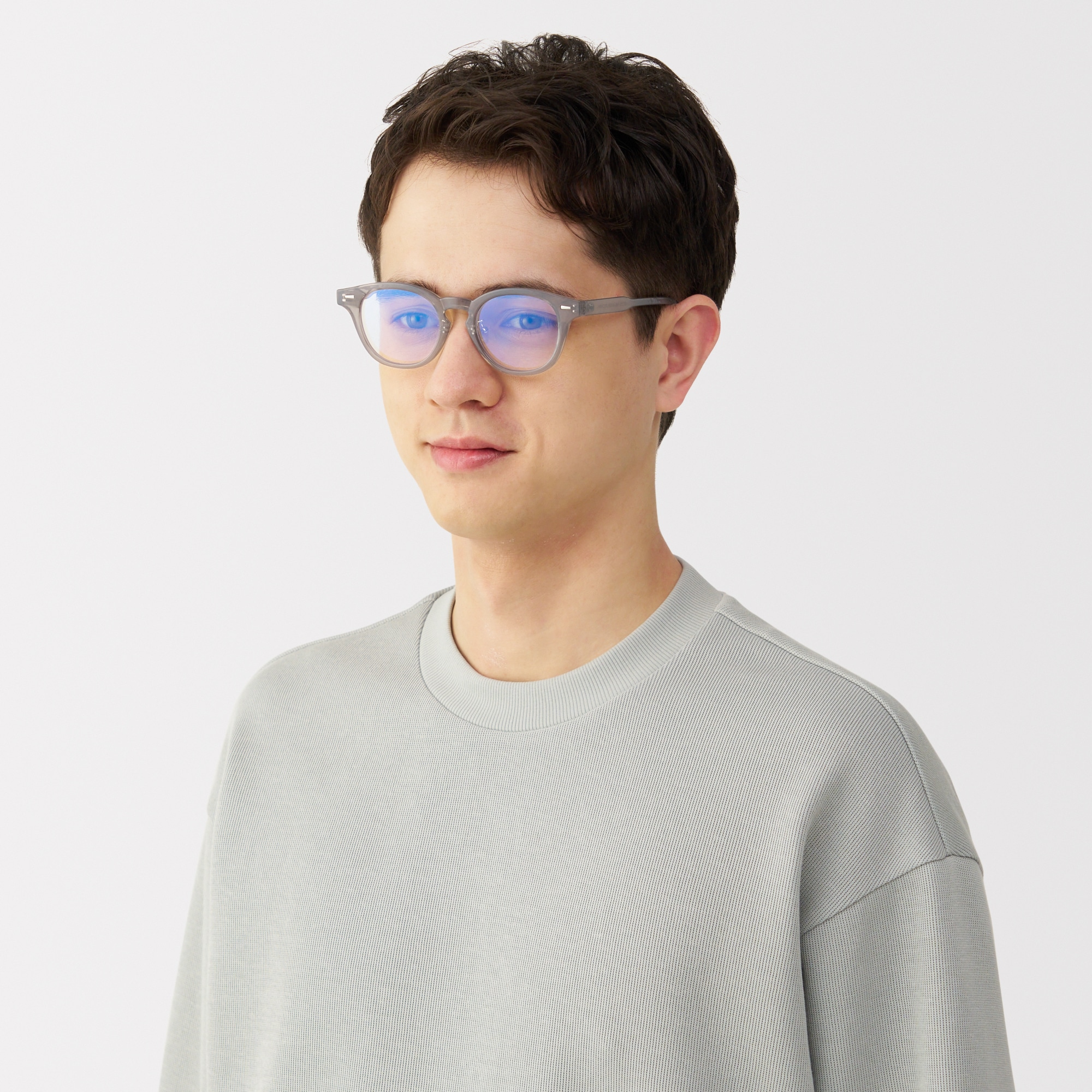 ブルーライト対応　ボストン型　サングラス