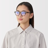 ブルーライト対応　ボストン型　サングラス