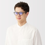 ブルーライト対応　ボストン型　サングラス