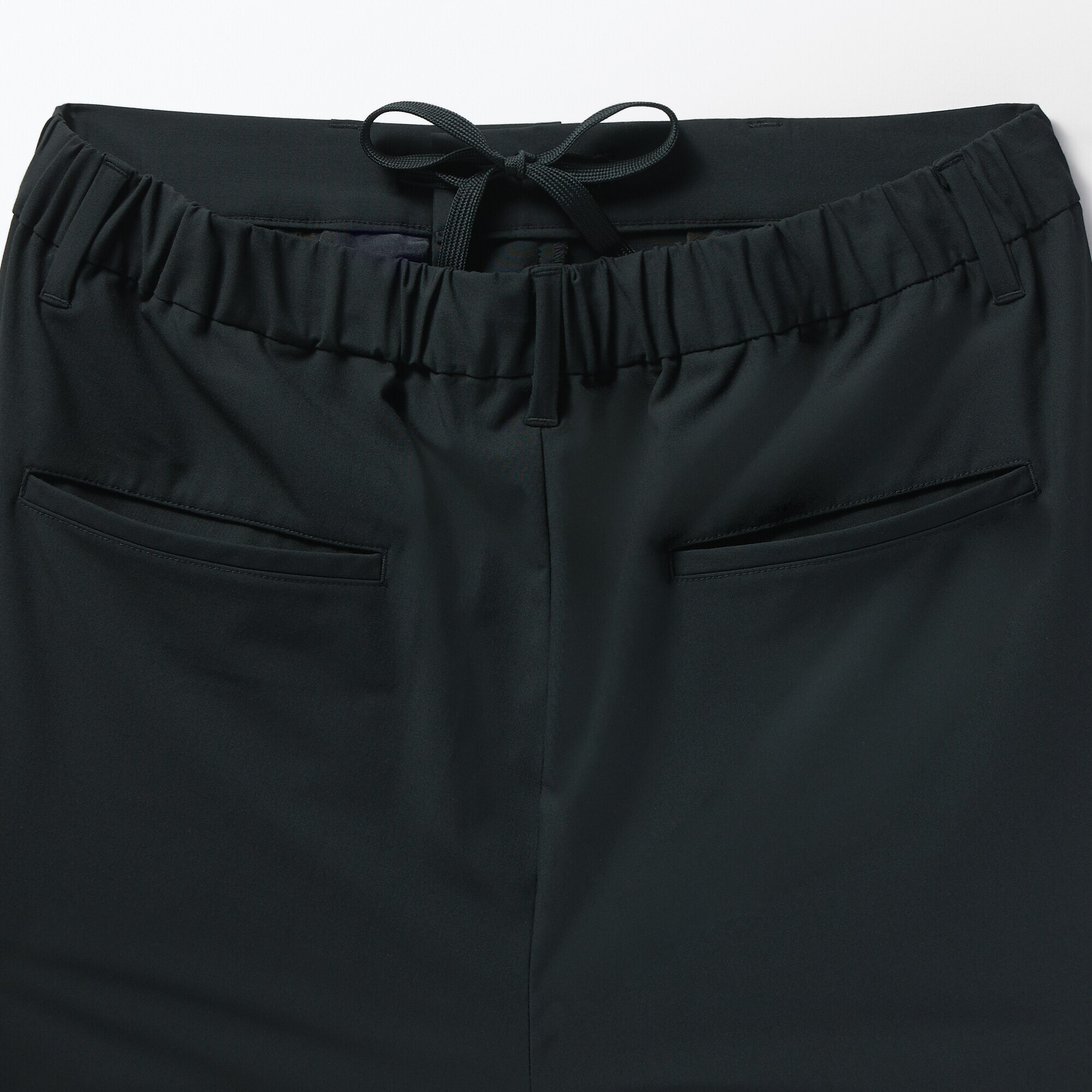 紳士　乾きやすいイージータックワイドパンツ