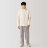 紳士　乾きやすいイージータックワイドパンツ