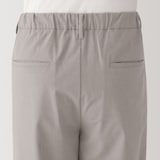 紳士　乾きやすいイージータックワイドパンツ