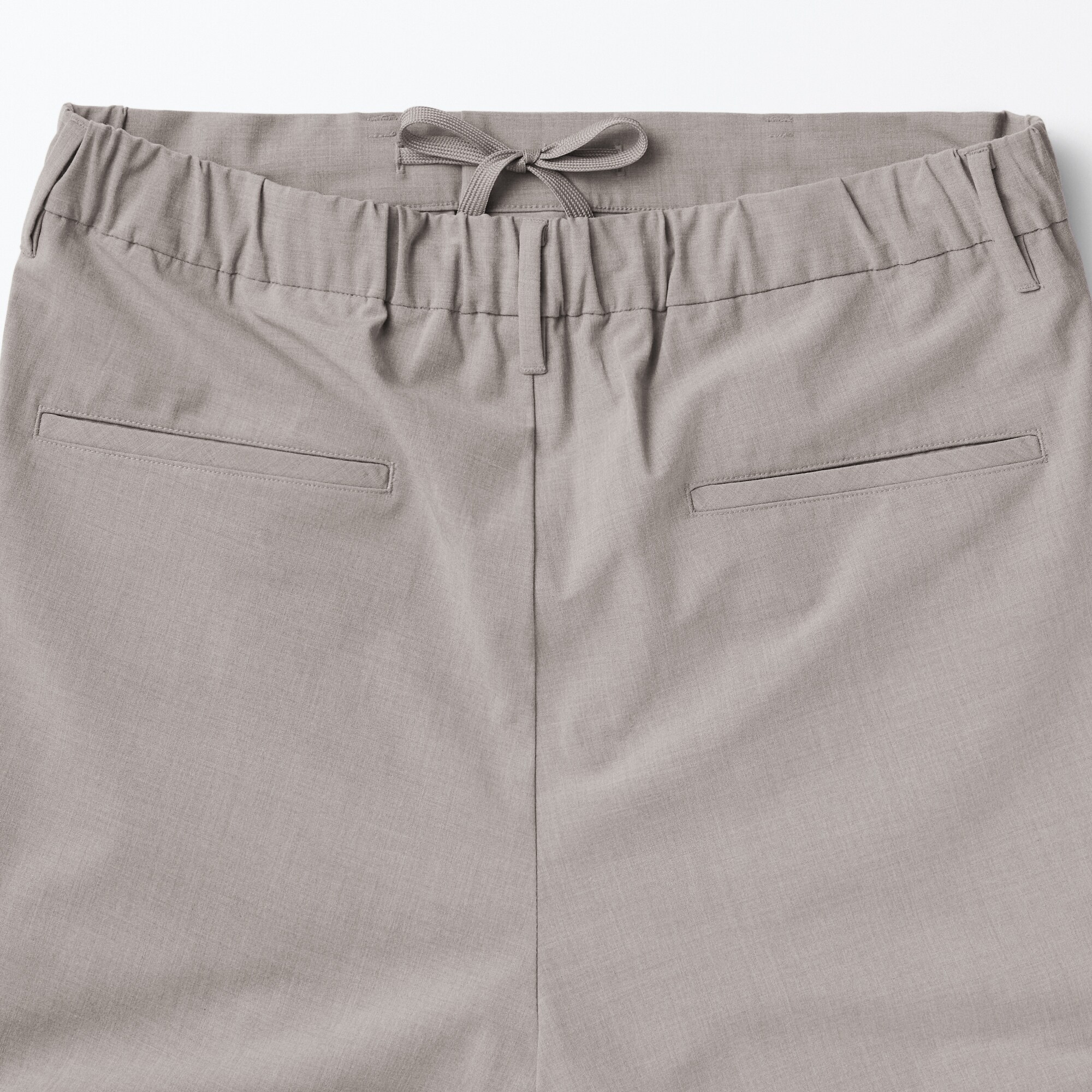 紳士　乾きやすいイージータックワイドパンツ