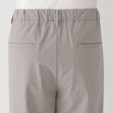 紳士　乾きやすいイージータックワイドパンツ