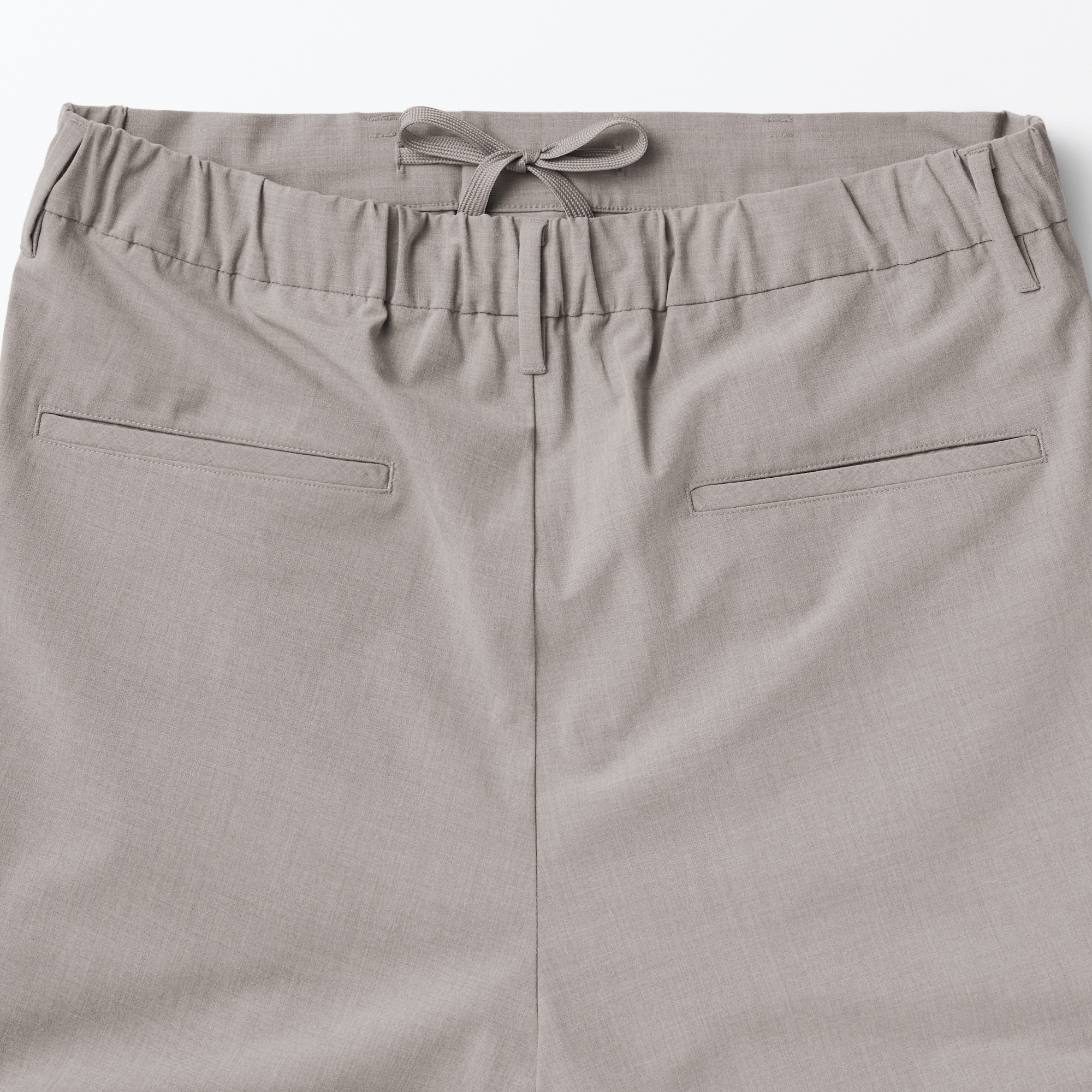 紳士　乾きやすいイージータックワイドパンツ