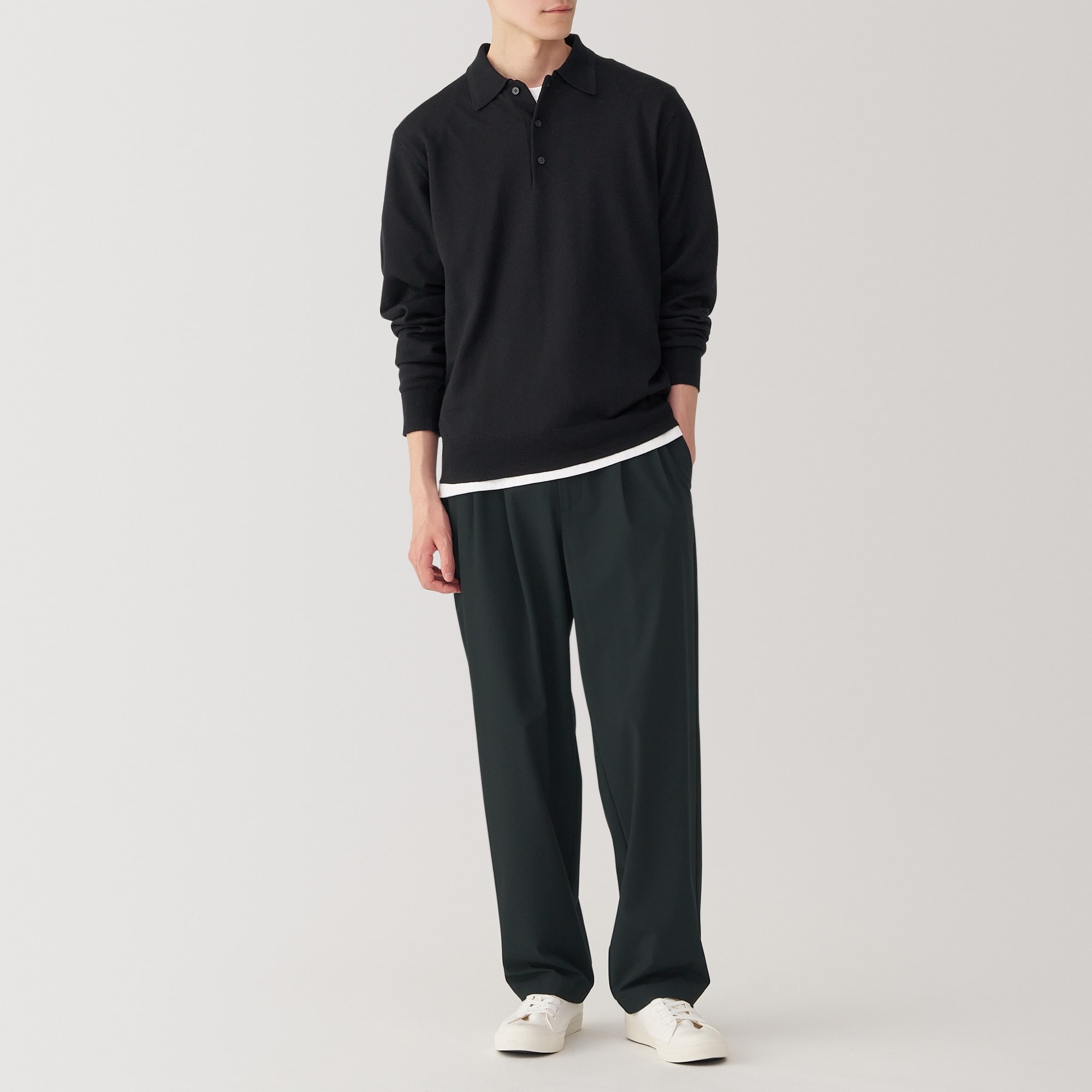 MUJI Labo〕婦人 リネン太番手ワイドパンツ（その他パンツ