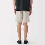 紳士　洗いざらしブロードイージーショートパンツ