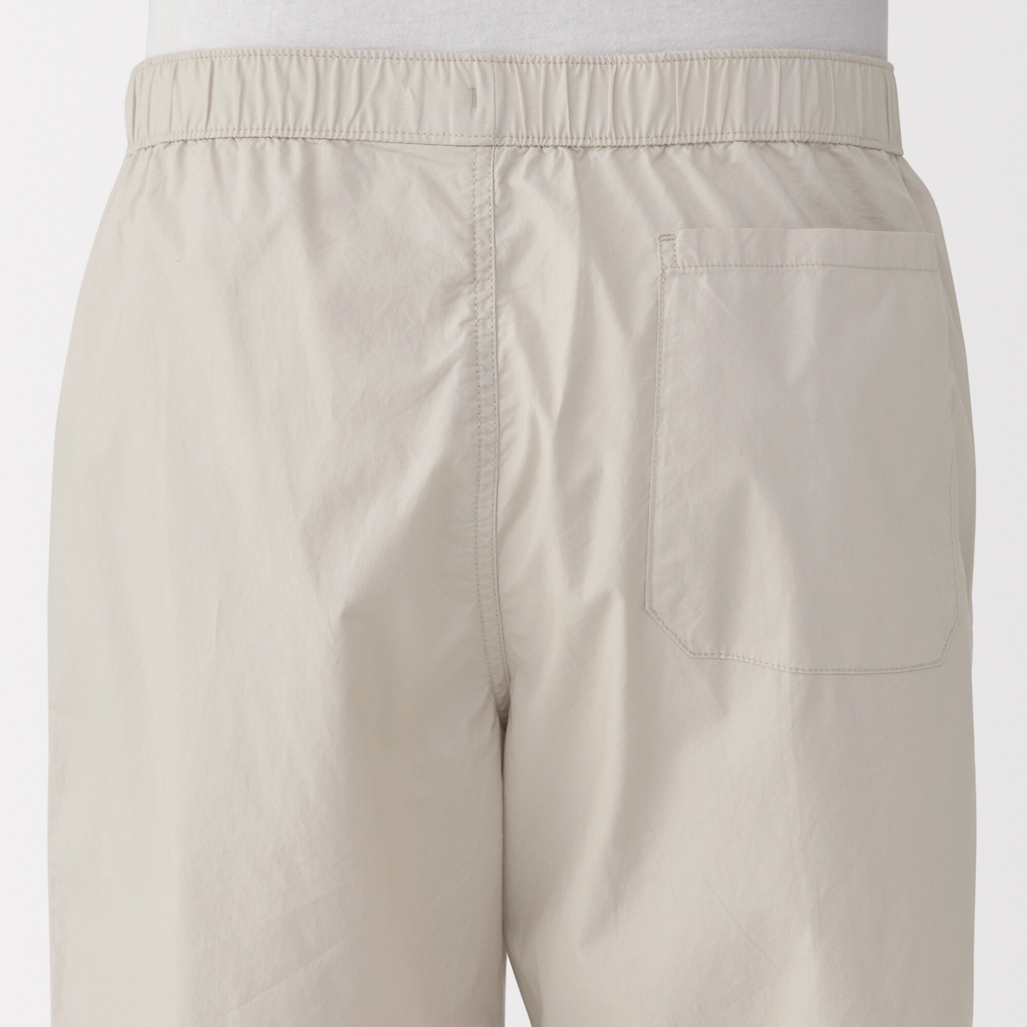 紳士　洗いざらしブロードイージーショートパンツ