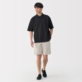 紳士　洗いざらしブロードイージーショートパンツ
