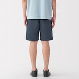 紳士　洗いざらしブロードイージーショートパンツ