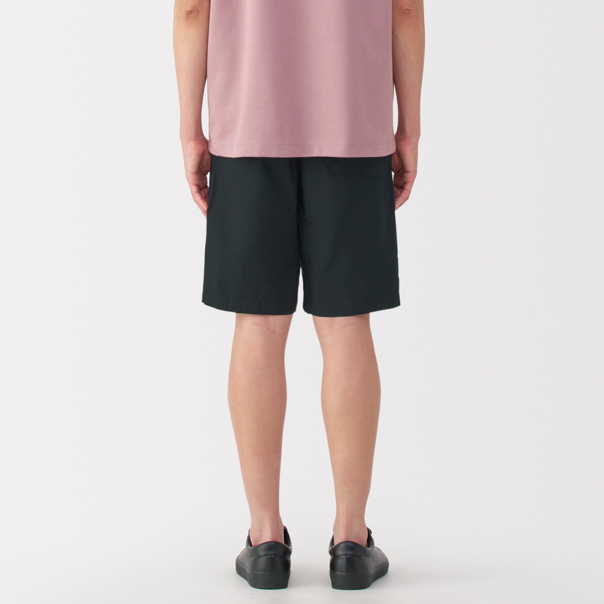 紳士　洗いざらしブロードイージーショートパンツ