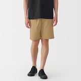 紳士　洗いざらしブロードイージーショートパンツ