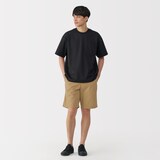 紳士　洗いざらしブロードイージーショートパンツ