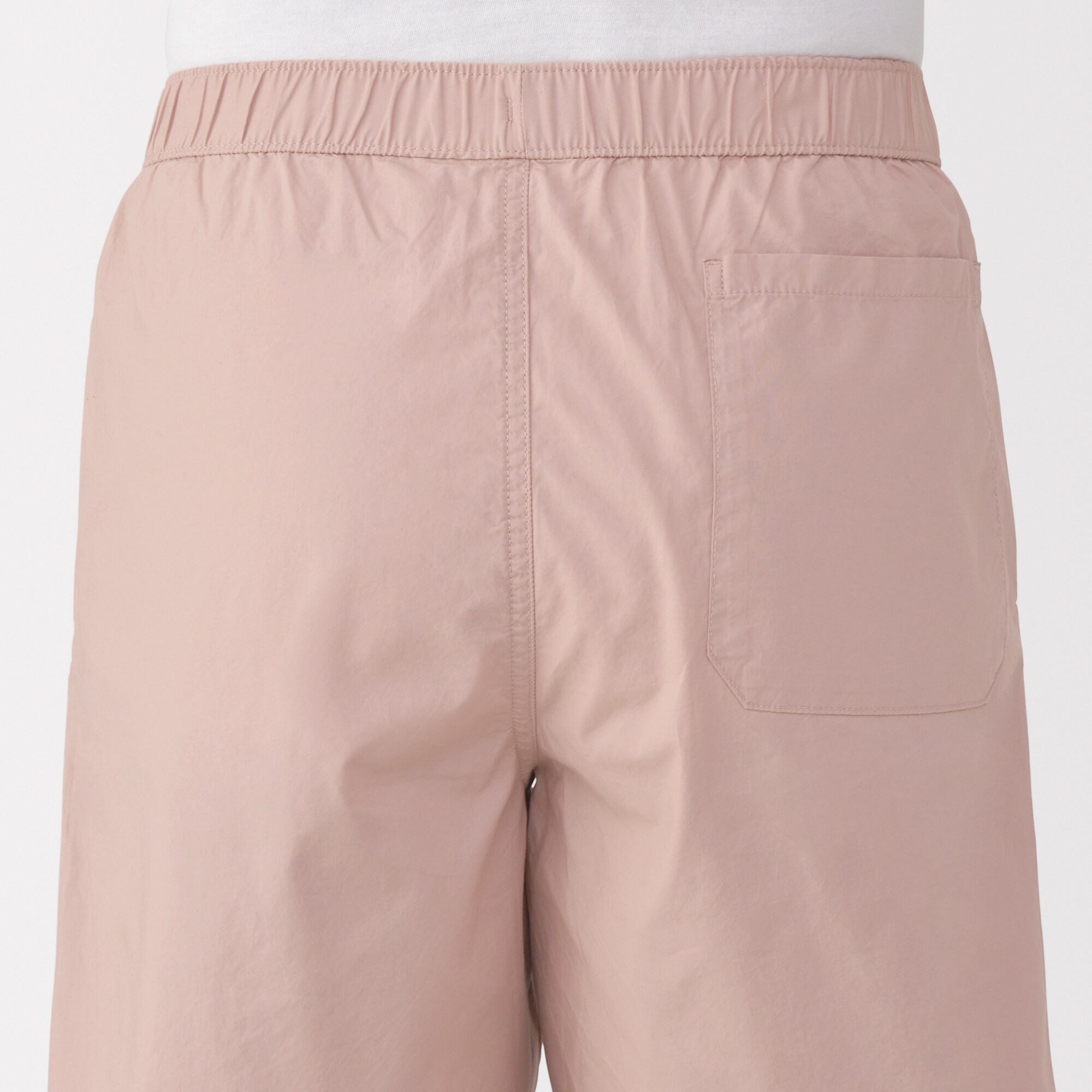 紳士　洗いざらしブロードイージーショートパンツ