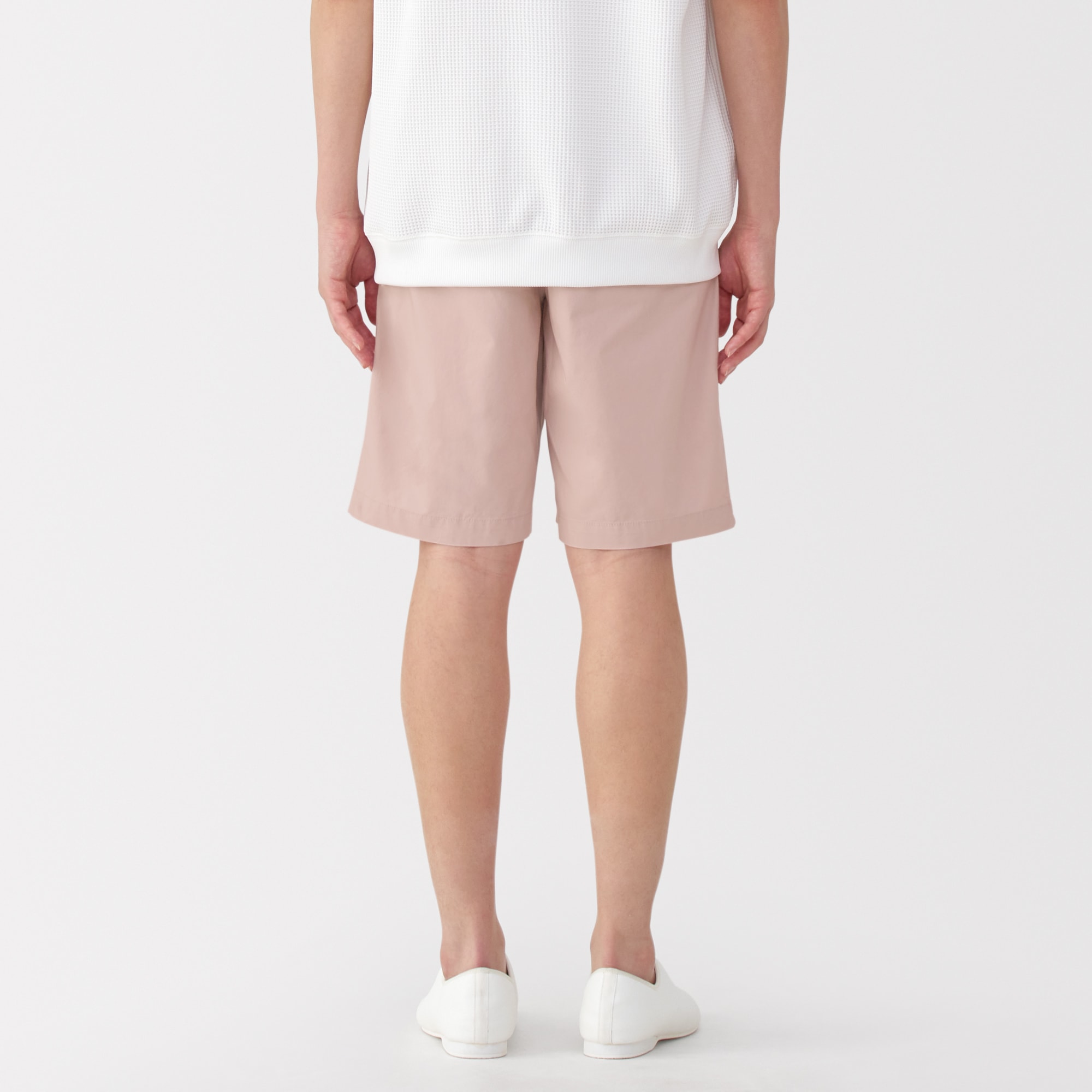 紳士　洗いざらしブロードイージーショートパンツ