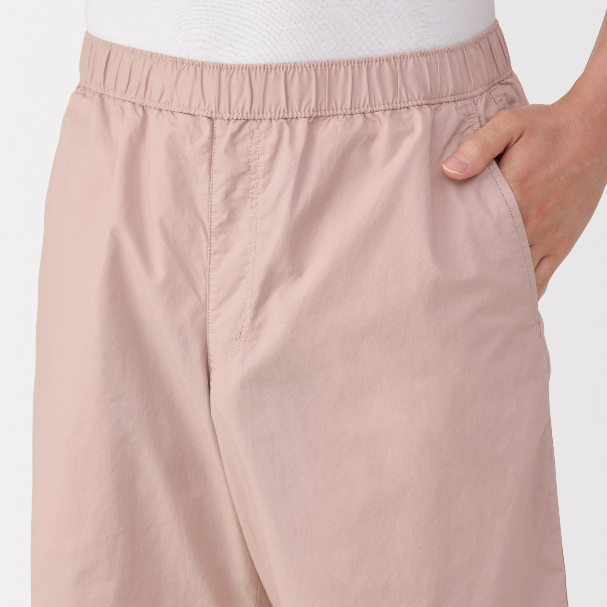 紳士　洗いざらしブロードイージーショートパンツ