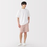 紳士　洗いざらしブロードイージーショートパンツ