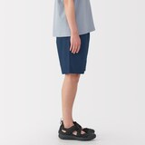 紳士　洗いざらしブロードイージーショートパンツ