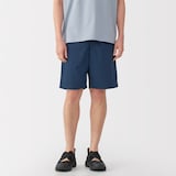 紳士　洗いざらしブロードイージーショートパンツ