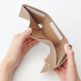 ベジタブルタンニンレザー　三つ折り財布