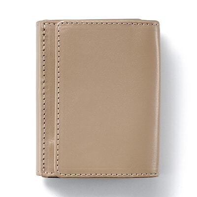 ベジタブルタンニンレザー　三つ折り財布