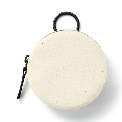 耐水生地を使った　コットンウェルダー　ラウンドケース