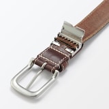 ベジタブルタンニンレザー　長さ調節式ベルト　中幅ステッチ