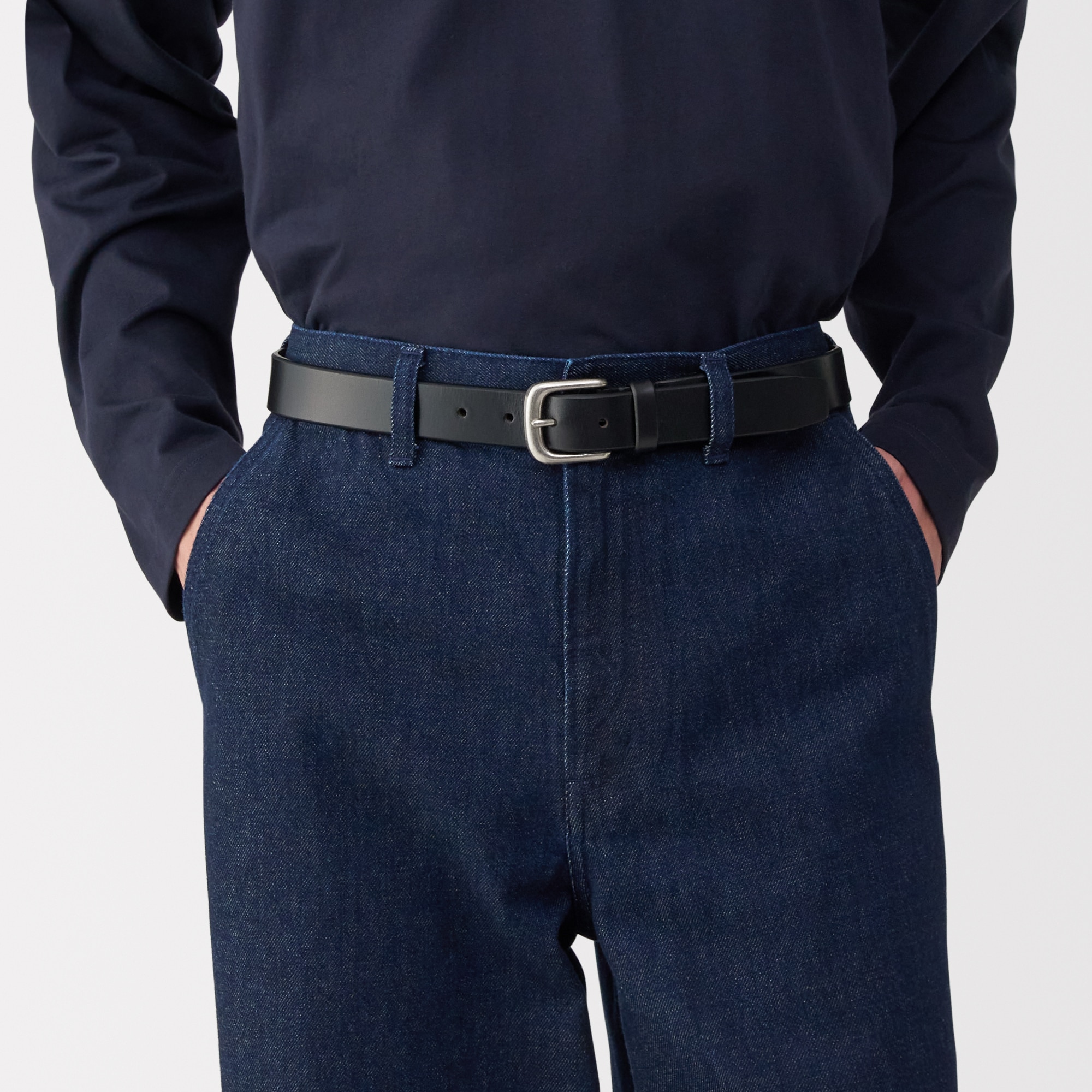 ベジタブルタンニンレザー 長さ調節式ベルト 中幅 | 無印良品