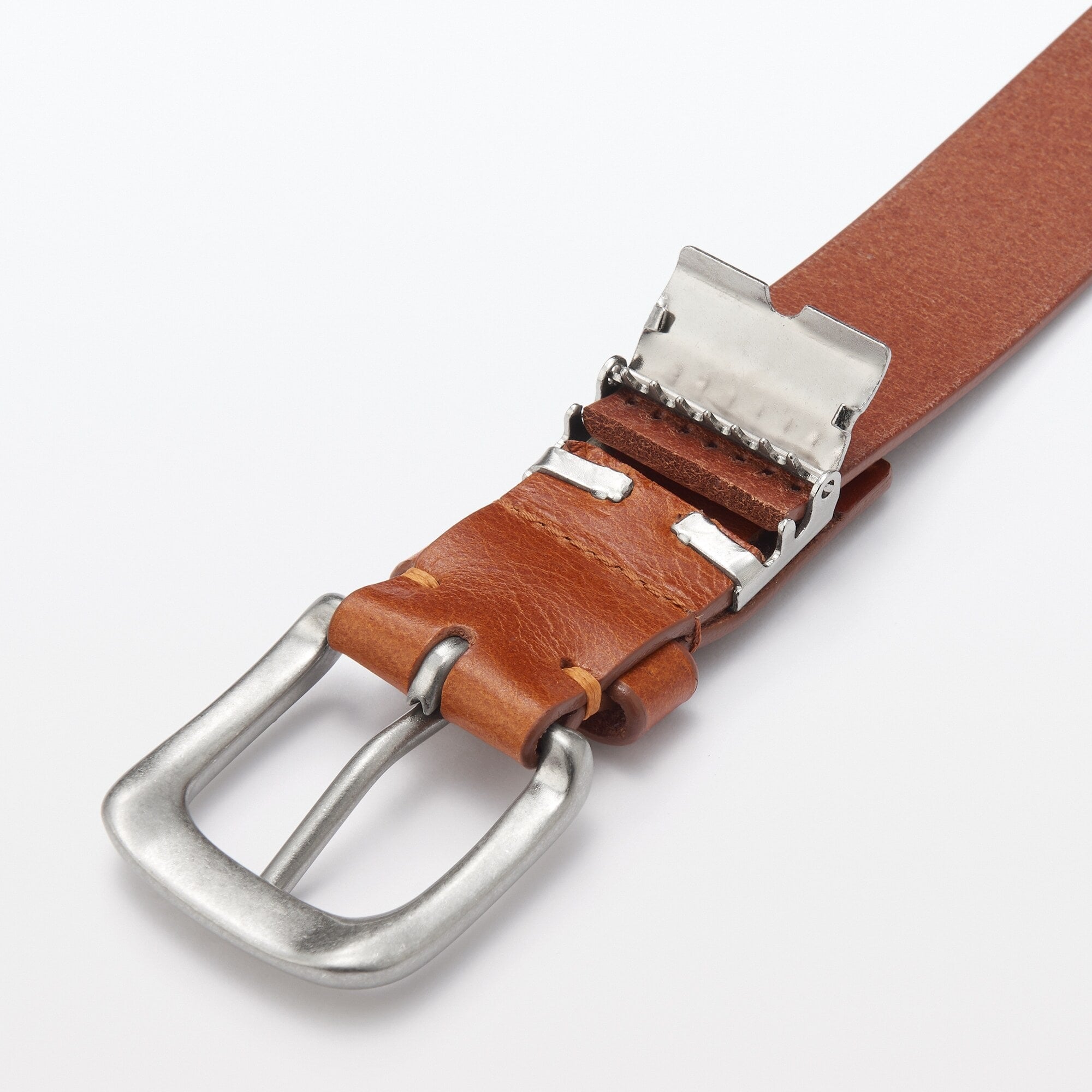 ベジタブルタンニンレザー 長さ調節式ベルト 中幅 | 無印良品